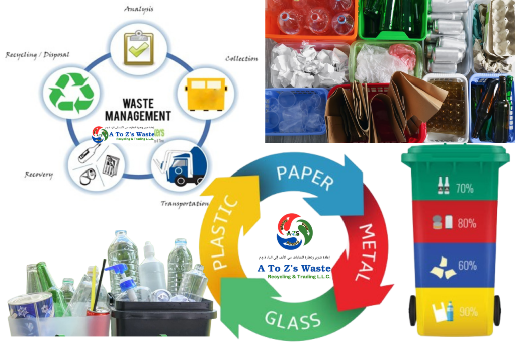 Residential Recyclable Waste Collection Services Paper Waste Recycling and Trading Services in Dubai